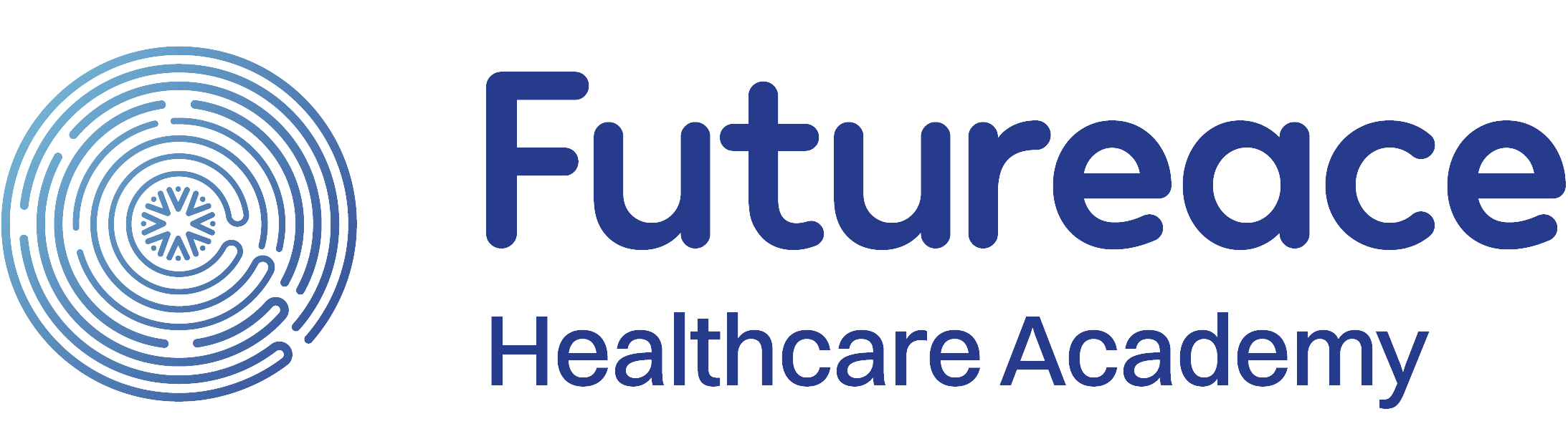 A clear background less image of futureace healthcare academy