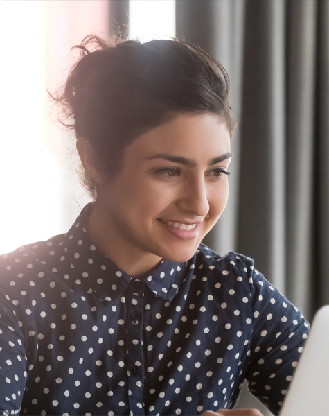 image of a female student in Clinical and Patient Care Management course of futureace academy