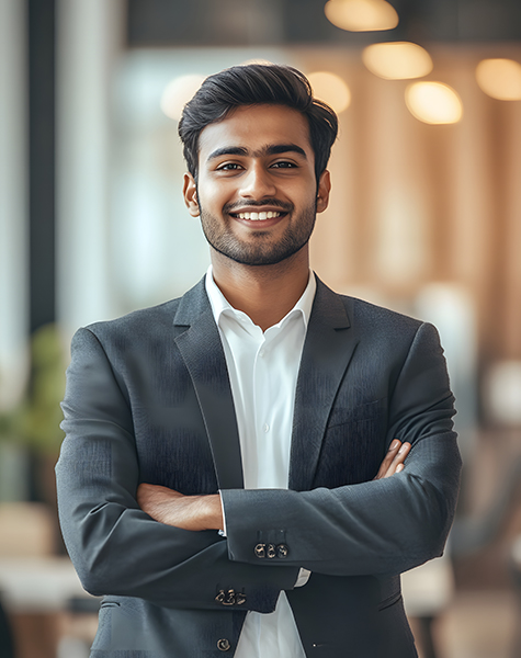 Image of a male student of futureace academy in Clinical and Patient Care Management
